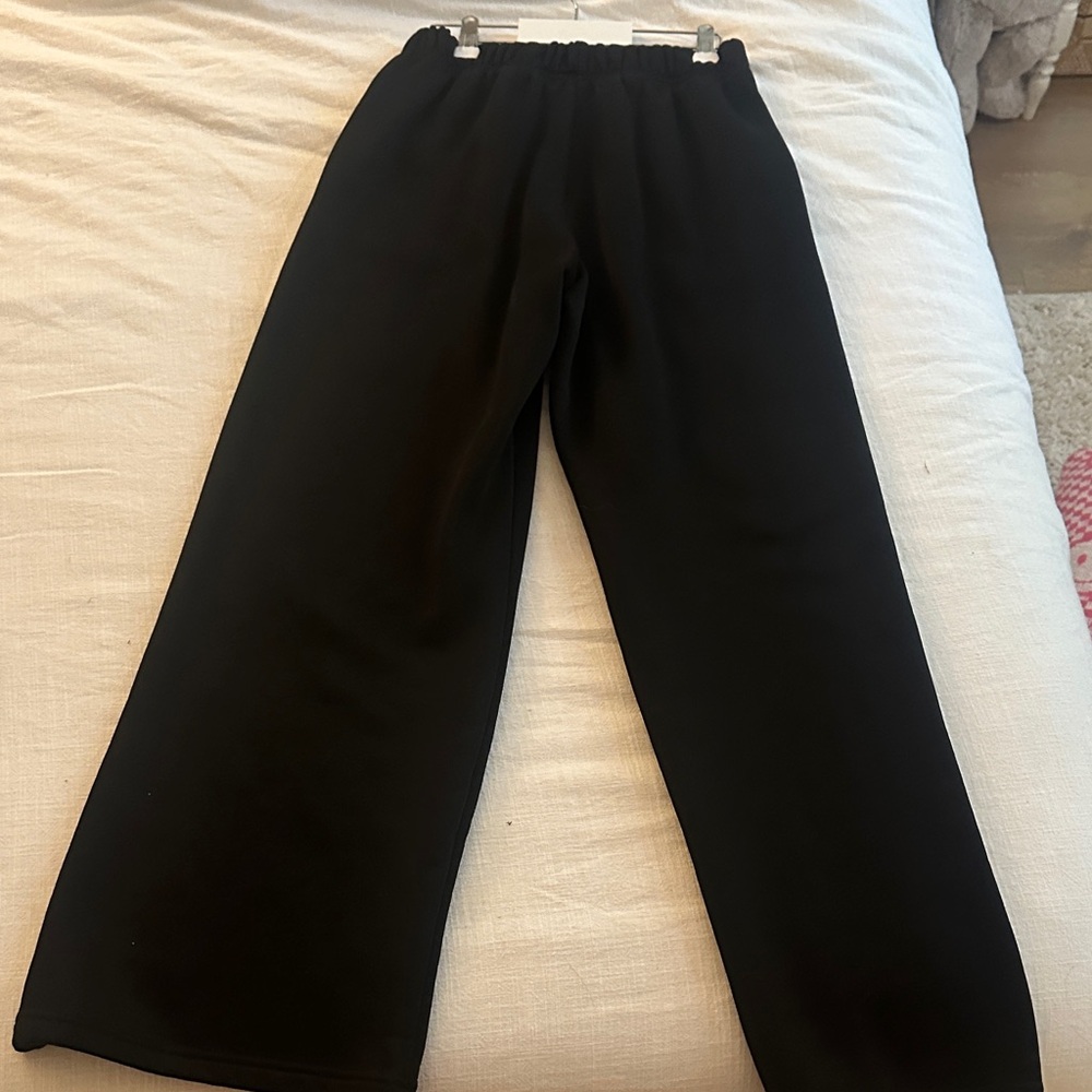 Black Wide-Leg Pants
